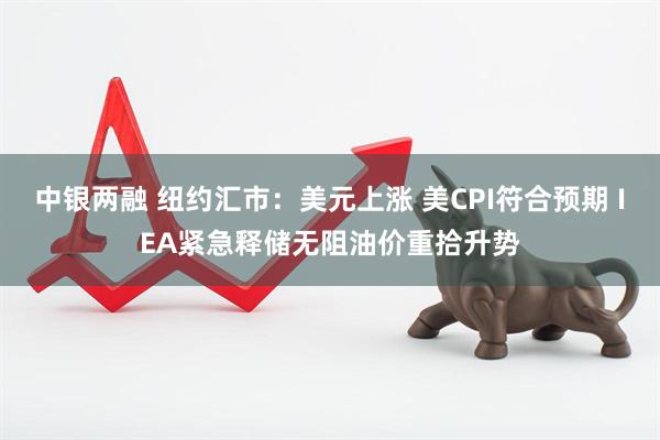 中银两融 纽约汇市：美元上涨 美CPI符合预期 IEA紧急释储无阻油价重拾升势