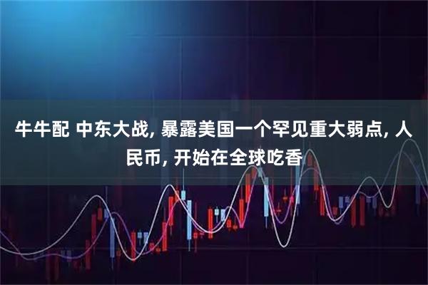 牛牛配 中东大战, 暴露美国一个罕见重大弱点, 人民币, 开始在全球吃香