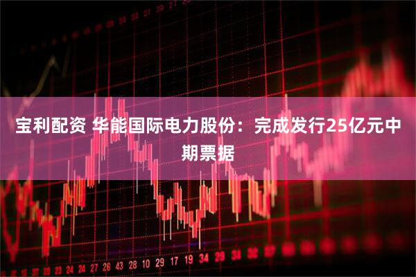 宝利配资 华能国际电力股份：完成发行25亿元中期票据