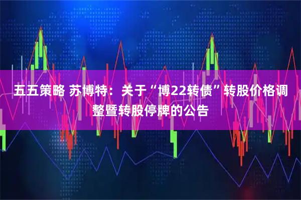 五五策略 苏博特：关于“博22转债”转股价格调整暨转股停牌的公告