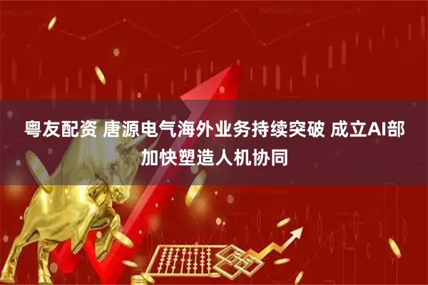 粤友配资 唐源电气海外业务持续突破 成立AI部加快塑造人机协同